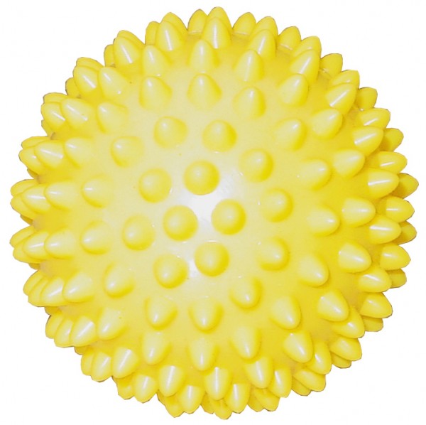 Igel-Massageball 8 cm gelb