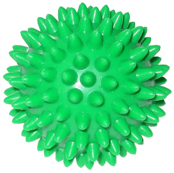 Igel-Massageball 7 cm grün
